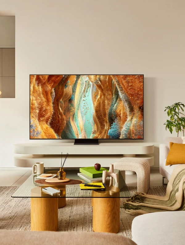 Samsung 85 Inch Neo QLED TV, QN70F, 4K, Mini LED, NQ4 AI Gen2 Processor, Quantum Matrix Technology Slim, Motion Xcelerator 144Hz, Vision AI Smart TV, QA85QN70FAUXZN (2025 - UAE Version) QN70F BLACK