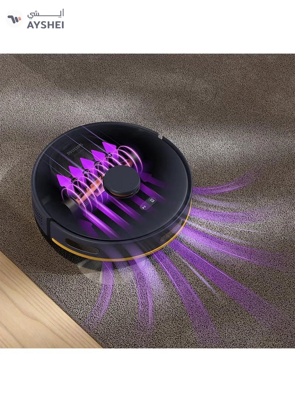 Philips Home Run 2000 Series Vacuum & Mop Robot ,2700 pa Strong Suction Power, Up to 130 min Runtime, Self Charging, Auto-Empty station 2000 W XU2100/10 Navy