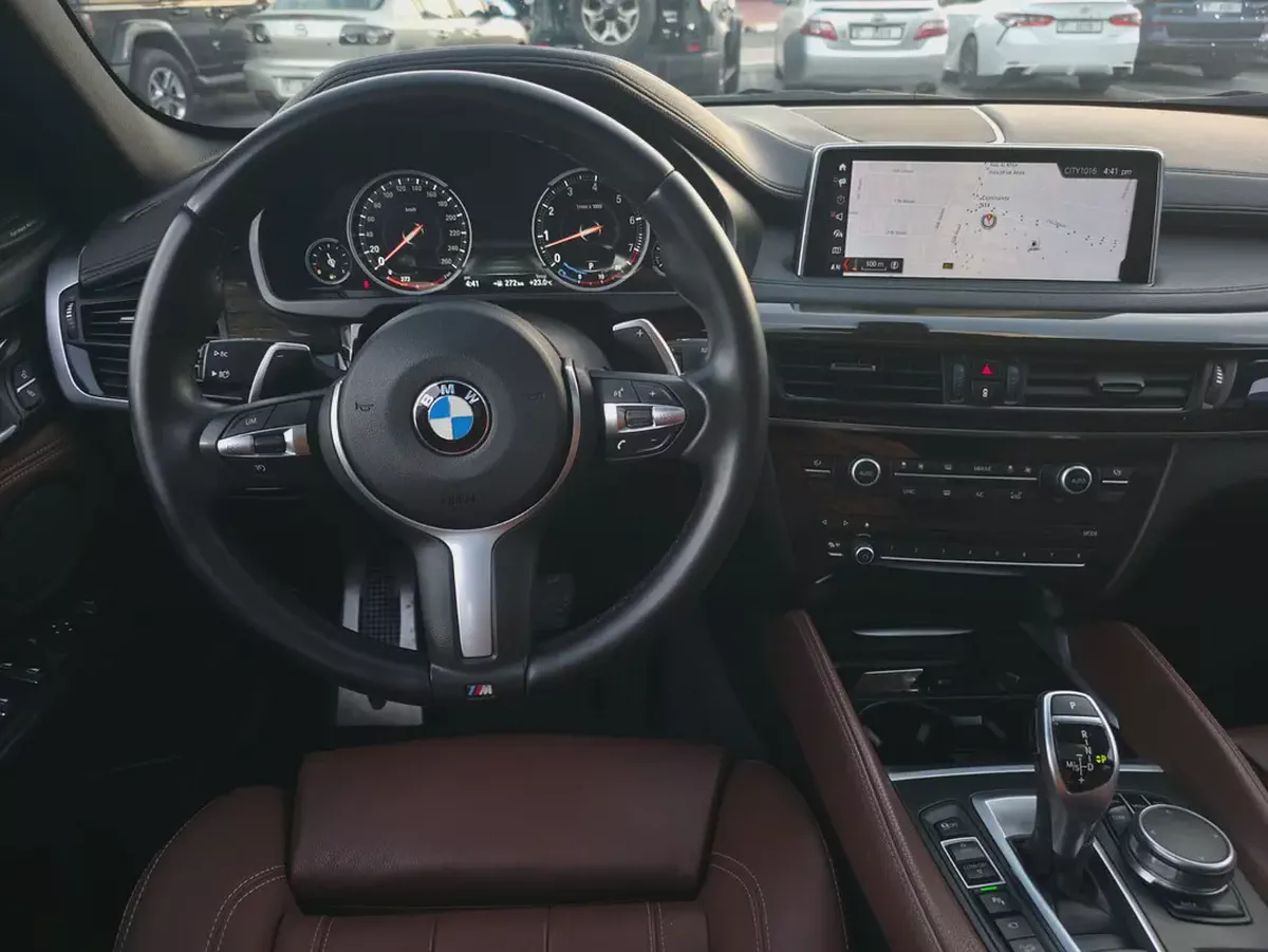BMW X6 XDrive 3.5 M-Kit Twin Power Turbo Full Option Gcc Single Owner Original Paint Well Maintaind-14-14
