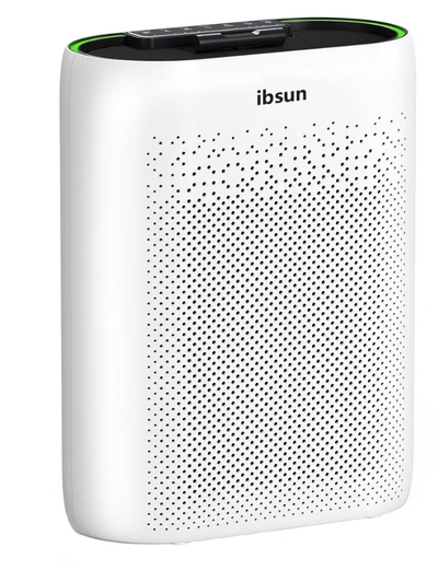 IBSUN Air Purifier Large Room Up to 60 ㎡ with Air Quality Sensors, H13 True HEPA Filter Remove 99.97% for Dust Pet Dander ZY2866-0