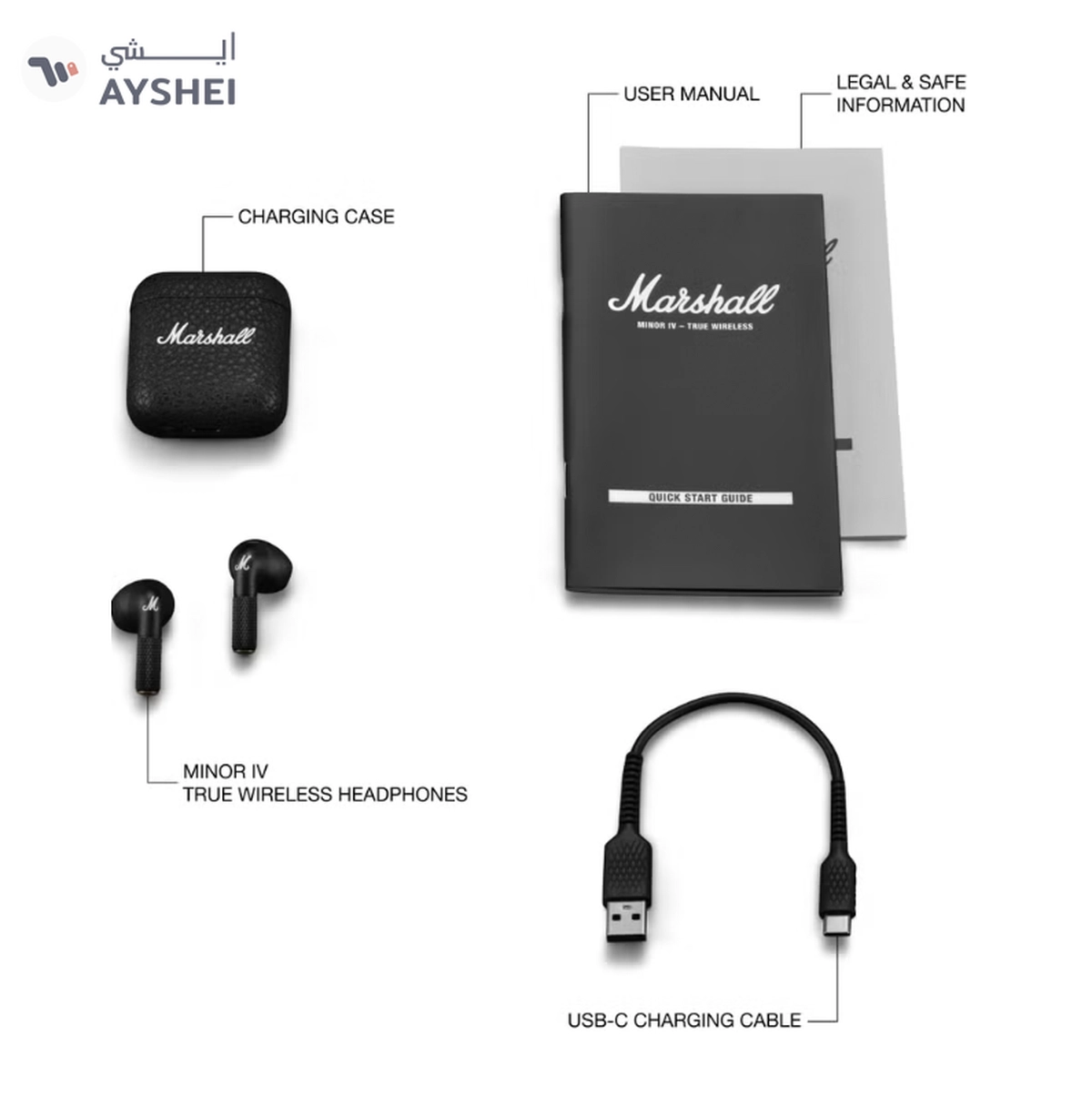 Marshall Minor IV Bluetooth Earphones-6-6