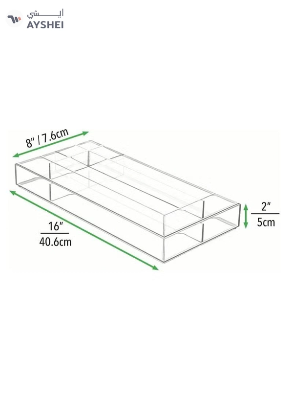  Eworld 4-Pack Plastic Stackable Storage Drawer Organizer