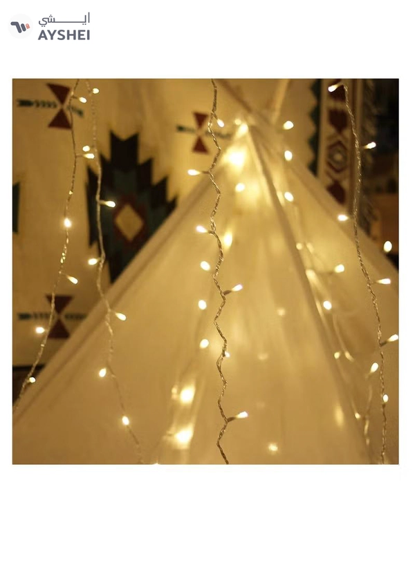 Yuwell Warm White LED Fairy Light Exterior Waterproof Fairy Light For Trees Party Indoor And Outdoor Decoration For Home And Garden Decoration 250 LED 18 Meter