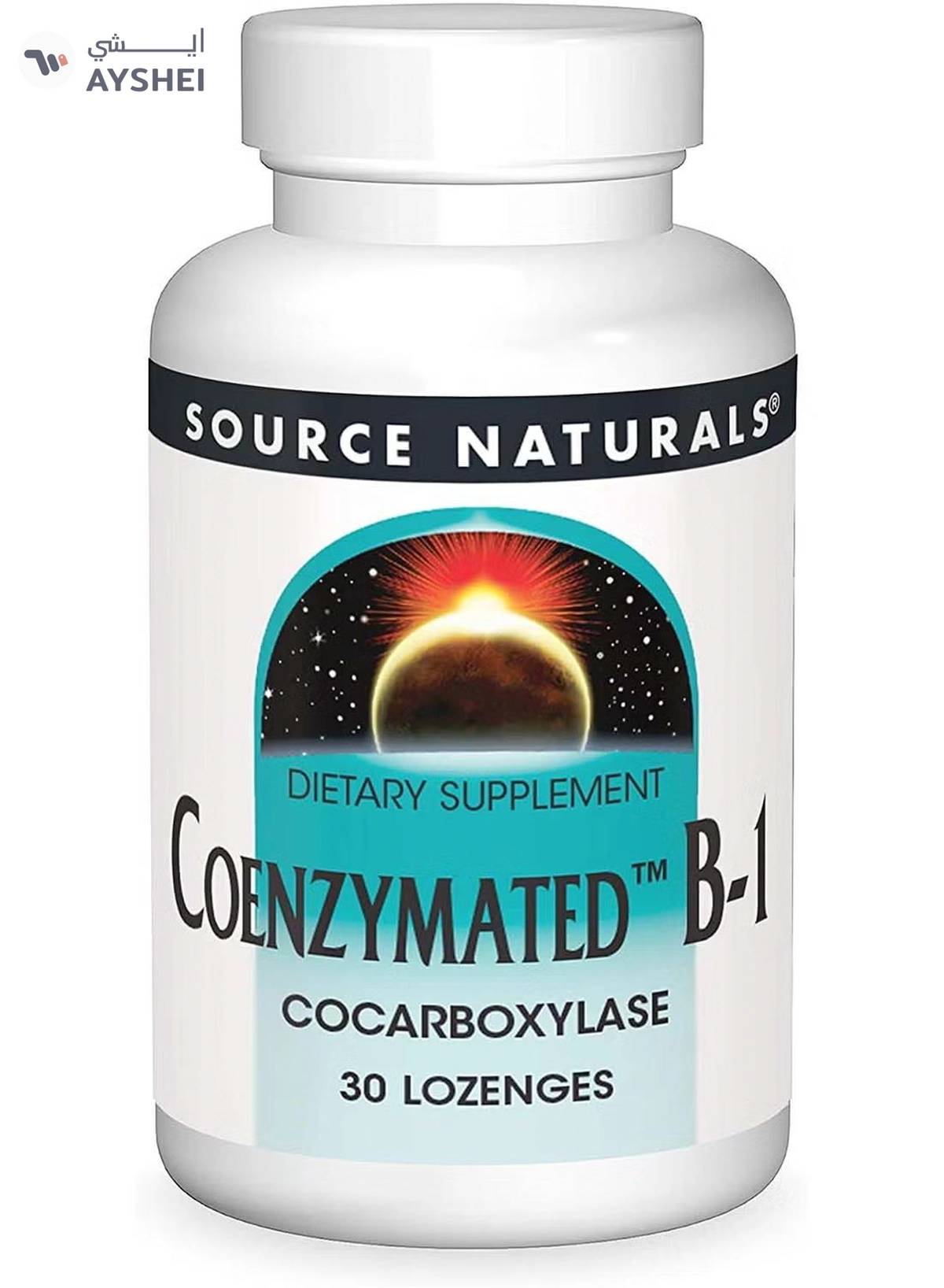 Source Naturals Coenzymated B-1, 25 mg, 30 Lozenges