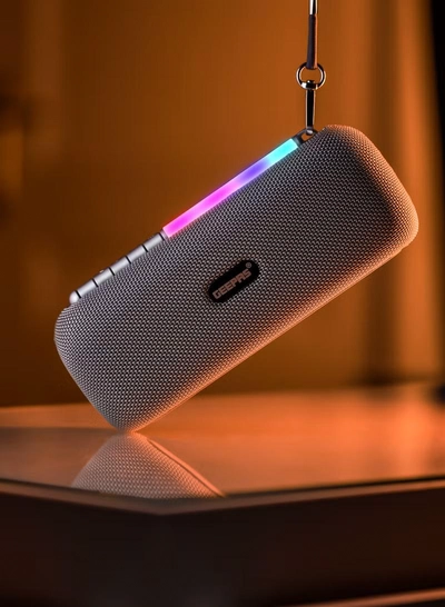 Geepas Rechargeable Bluetooth Speaker GMS11172, Bluetooth, TWS Function and FM Radio, Lightweight and Portable Design, Hands-Free Calling, Grey, 2 Years Warranty-4