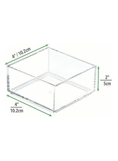Eworld Set of 6 Clear Stackable Plastic Storage Containers-2