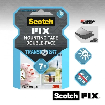 Scotch Fix Double-Face Transparent Mounting Tape-2