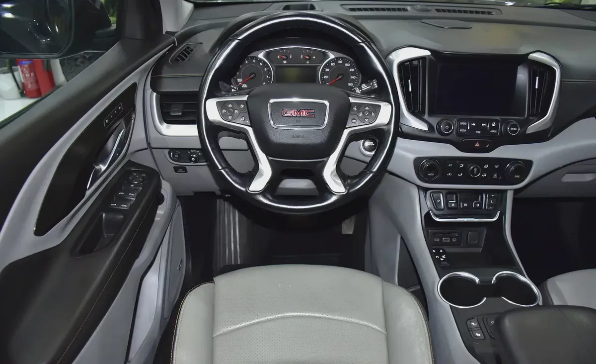 EXCELLENT DEAL for our GMC Terrain SLT AWD ( 2018 Model ) in Grey Color American Specs-11-11