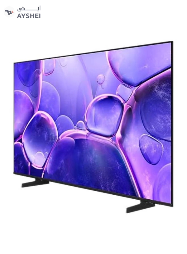 Samsung 58 Inch Crystal UHD TV, U8000F, 4K, Crystal Processor 4K, MetalStream Design, Samsung Knox Security, Endless Free Content, Smart TV, UA58U8000FUXZN - UAE Version U8000F Black