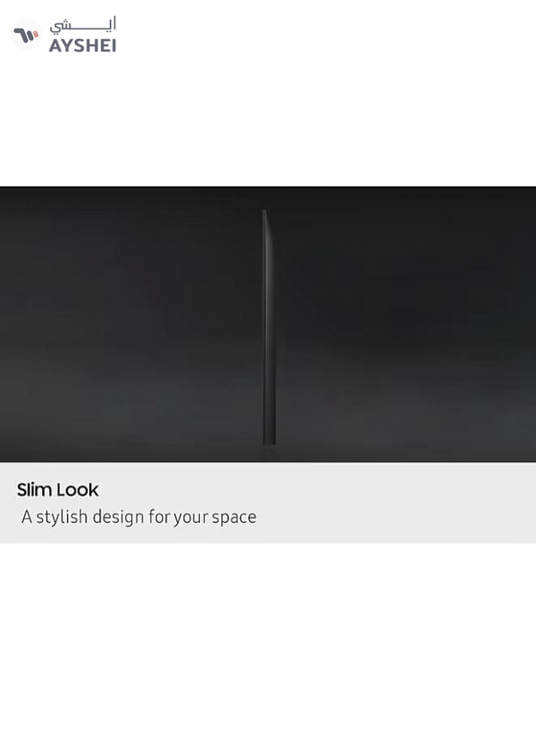 Samsung 58 Inch Crystal UHD TV, U8000F, 4K, Crystal Processor 4K, MetalStream Design, Samsung Knox Security, Endless Free Content, Smart TV, UA58U8000FUXZN - UAE Version U8000F Black