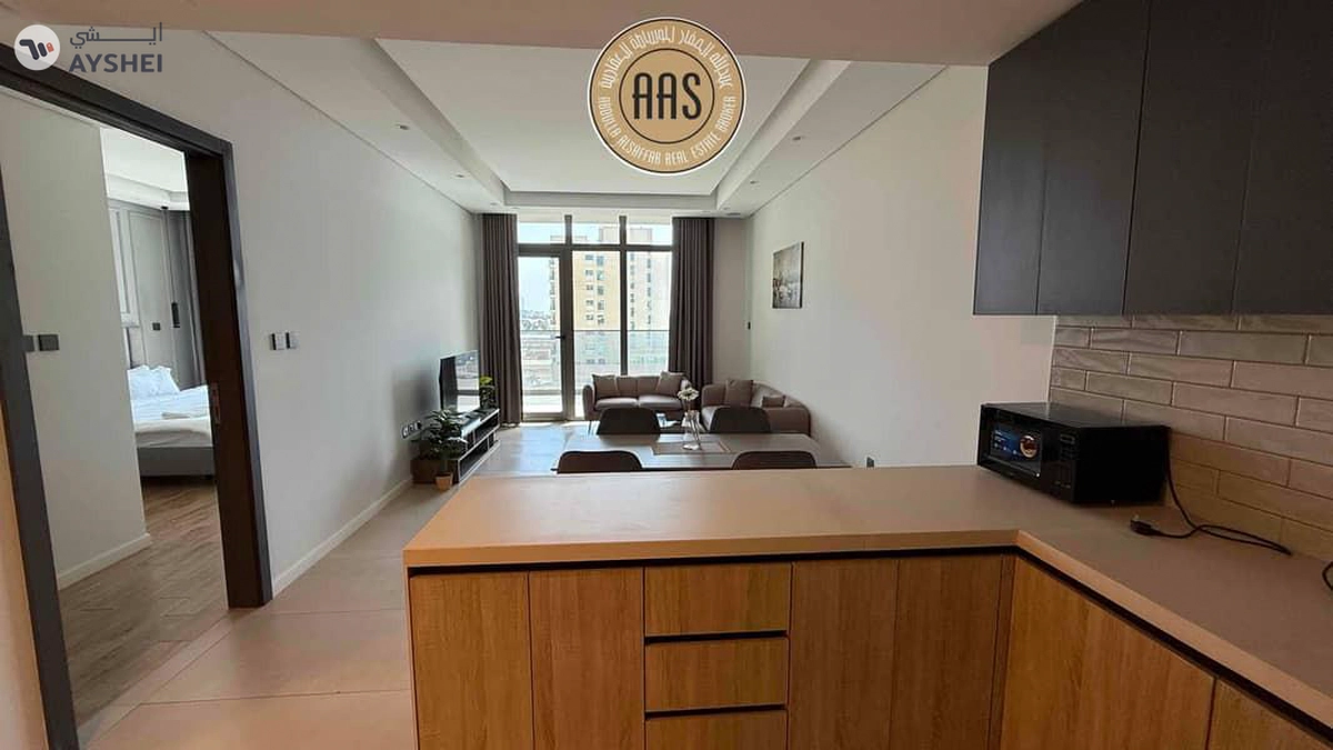 ready to move fully furnished 1bhk close to sheikh zayad road