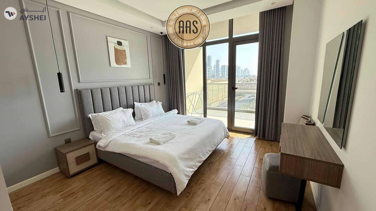 ready to move fully furnished 1bhk close to sheikh zayad road