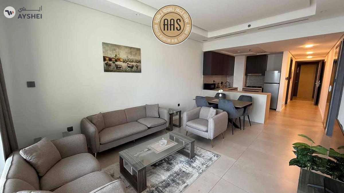 ready to move fully furnished 1bhk close to sheikh zayad road