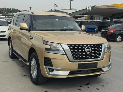 Nissan patrol 2016 look 2020 gold color GacC calen car-10