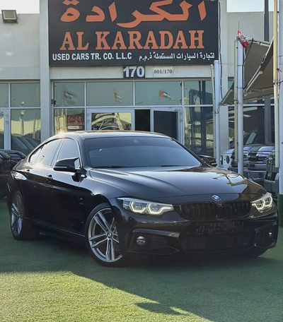 BMW 430i Gran Coupe M Sport | 2.0L Turbo | 2018 | GCC | 116,000 km | Black / Brown | AED 64,000-0