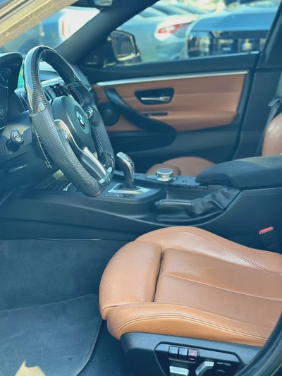 BMW 430i Gran Coupe M Sport | 2.0L Turbo | 2018 | GCC | 116,000 km | Black / Brown | AED 64,000-4