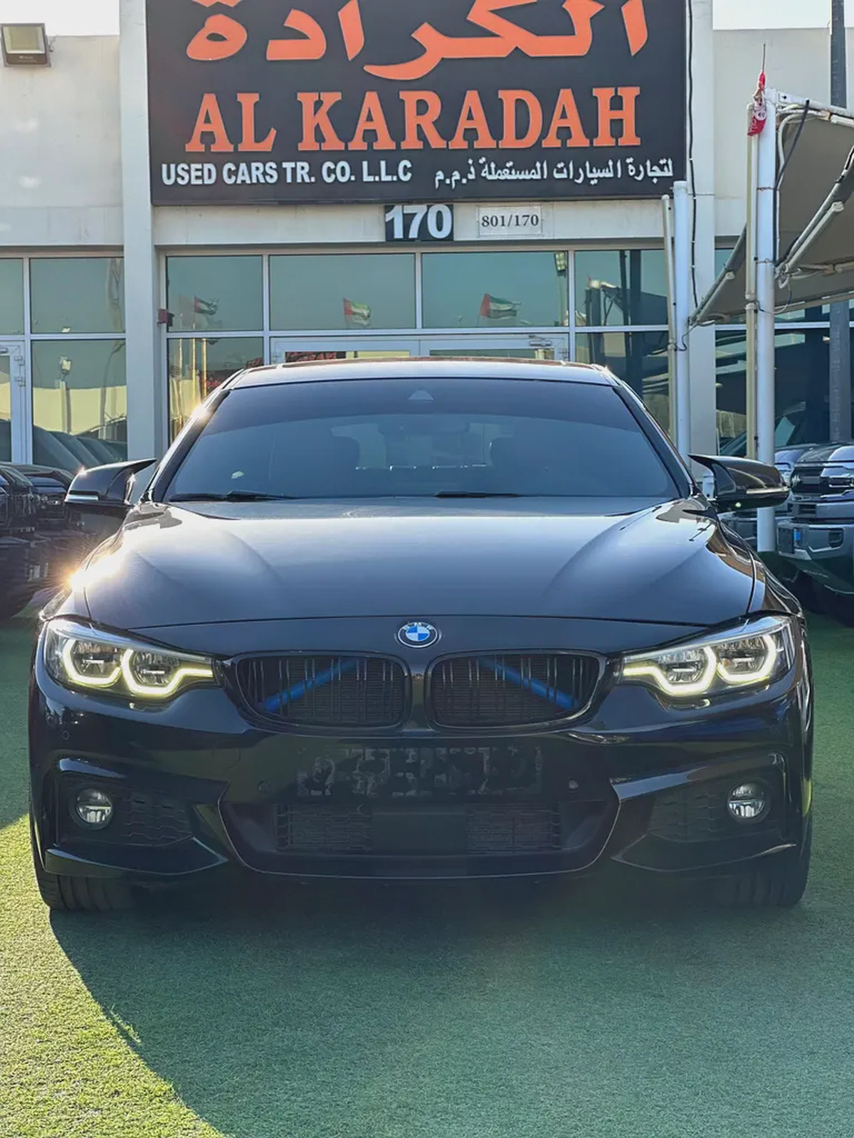 BMW 430i Gran Coupe M Sport | 2.0L Turbo | 2018 | GCC | 116,000 km | Black / Brown | AED 64,000-1-1