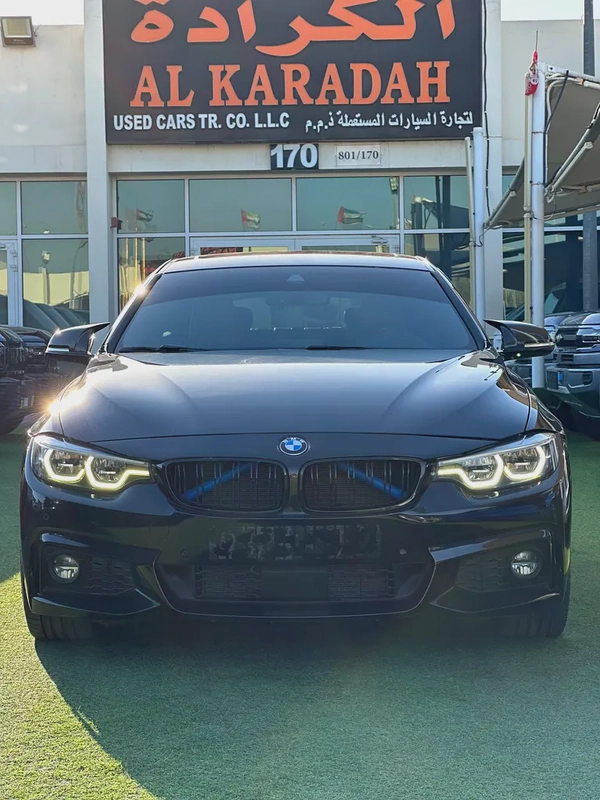 BMW 430i Gran Coupe M Sport | 2.0L Turbo | 2018 | GCC | 116,000 km | Black / Brown | AED 64,000