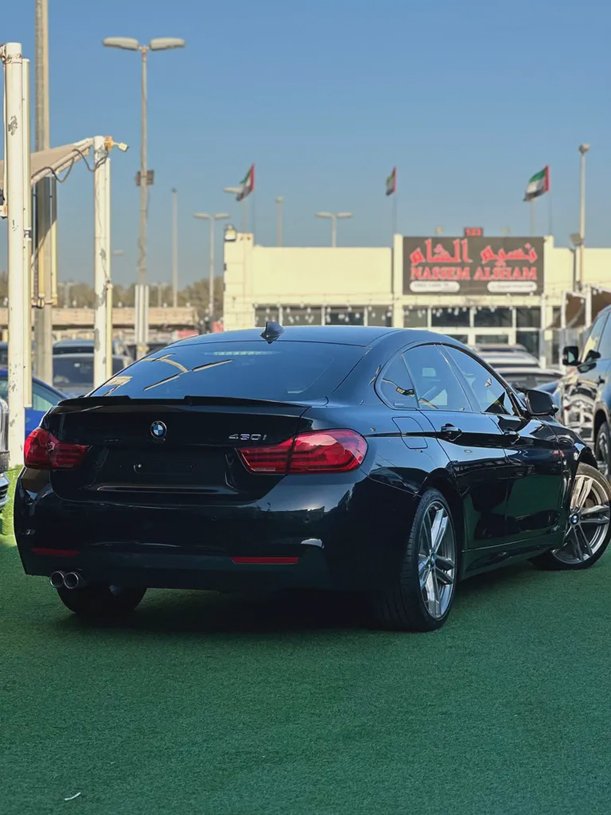 BMW 430i Gran Coupe M Sport | 2.0L Turbo | 2018 | GCC | 116,000 km | Black / Brown | AED 64,000-3-3