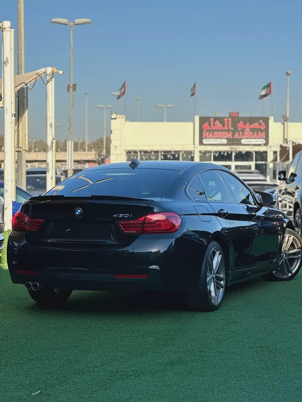 BMW 430i Gran Coupe M Sport | 2.0L Turbo | 2018 | GCC | 116,000 km | Black / Brown | AED 64,000