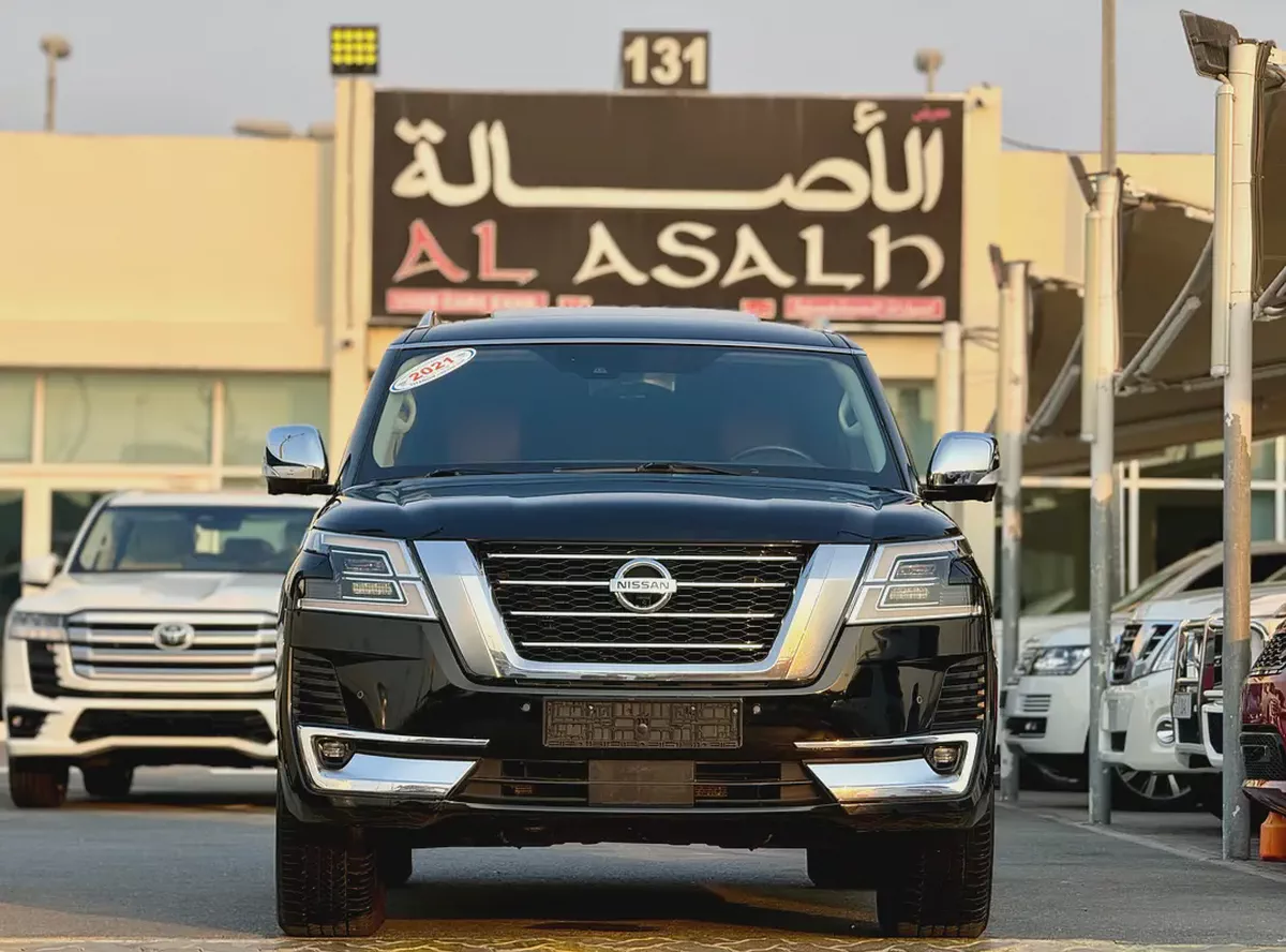 نيسان باترول بلاتينوم فل اوبشنNissan Patrol LE Platinum 2021 | GCC Specs | Pristine Condition