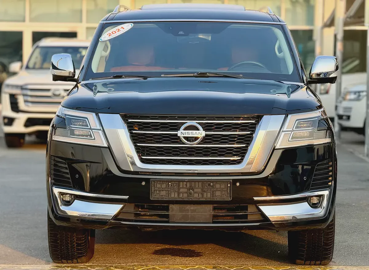 نيسان باترول بلاتينوم فل اوبشنNissan Patrol LE Platinum 2021 | GCC Specs | Pristine Condition-5-5