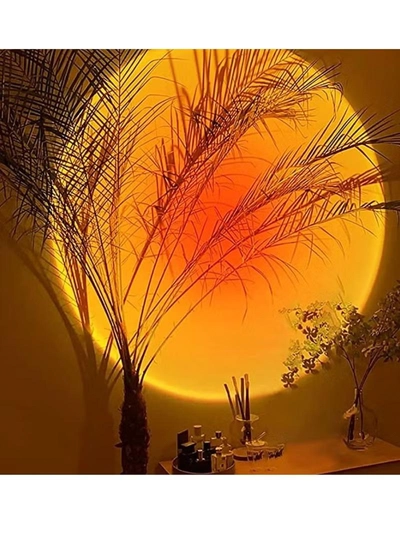 Yuwell Sunset Lamp Projection Lamp 360 Degree Rotation Lamp Led Light Sunset Night Lamp Light Projector Lamp For Party Bedroom Decor-0