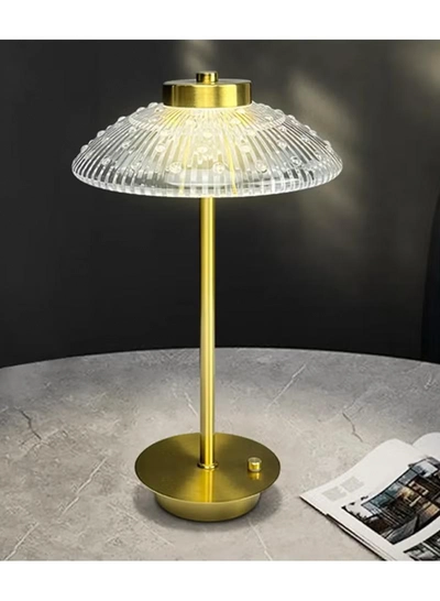 Yuwell Crystal Table Lamp Acrylic Touch Lamp Portable Led Table Lamp With 3 Light Color Modes With Touch Sensor 3-Levels Brightness Desk Lamp For Room Party And Restaurant Decor-3
