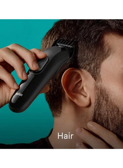 BRAUN All-In-One Style Kit Series 3 3400, 3-In-1 Kit For Beard, Hair & More-1