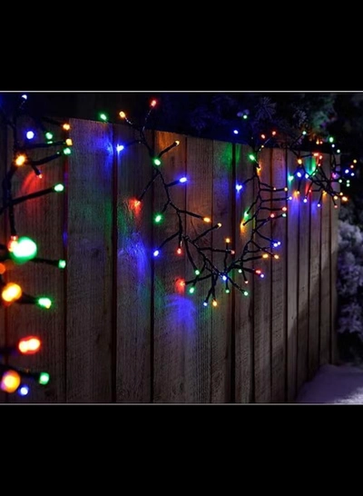 JIHAM 300 LED 25 Meter Curtain String Lights Multi Modes Fairy Hanging Lights For Bedroom, Wedding, Party Home And Garden Fairy Light-4
