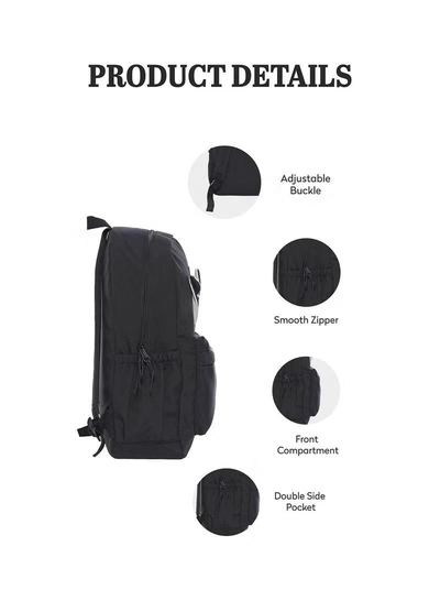 PARA JOHN Backpack, 16'' Rucksack - Unique Design Travel Laptop Backpack/Rucksack - Hiking Travel Camping Backpack - Business Travel Laptop Backpack - College School Computer Rucksack Bag for Men/Women-4