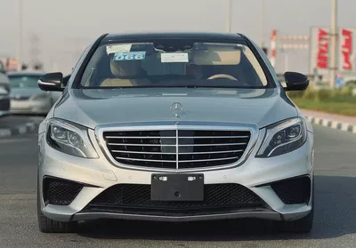 MERCEDES BENZ S63 ///AMG - 2014 - SILVER WITH BEIGE - SUPER CLEAN CAR FRESH JAPAN IMPORT-2