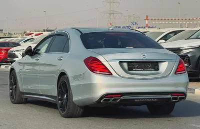 MERCEDES BENZ S63 ///AMG - 2014 - SILVER WITH BEIGE - SUPER CLEAN CAR FRESH JAPAN IMPORT-4