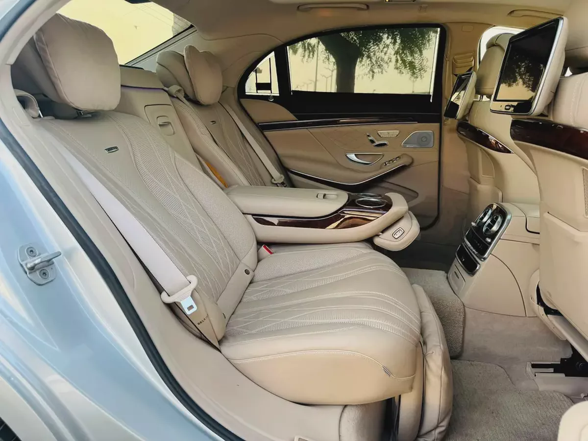 MERCEDES BENZ S63 ///AMG - 2014 - SILVER WITH BEIGE - SUPER CLEAN CAR FRESH JAPAN IMPORT-14-14