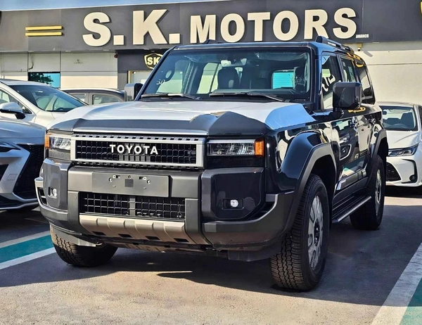 Toyota Prado ALL ROUNDER / 2.4L PETROL V4 / SUNROOF / DRIVER POWER SEAT / COOL BOX / MID OPTION