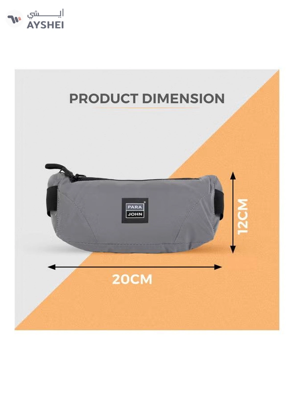 PARAJOHN Reflective Waist Bag Grey