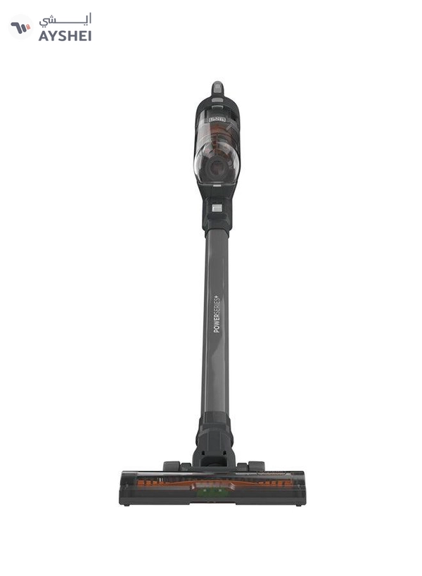 BLACK+DECKER Cordless Stick Vacuum Cleaner With 2-In-1 Function And Litium Ion Power Series Battery Charge Indicator 500 ml 150 W BHFEA520J-GB Grey/Orange