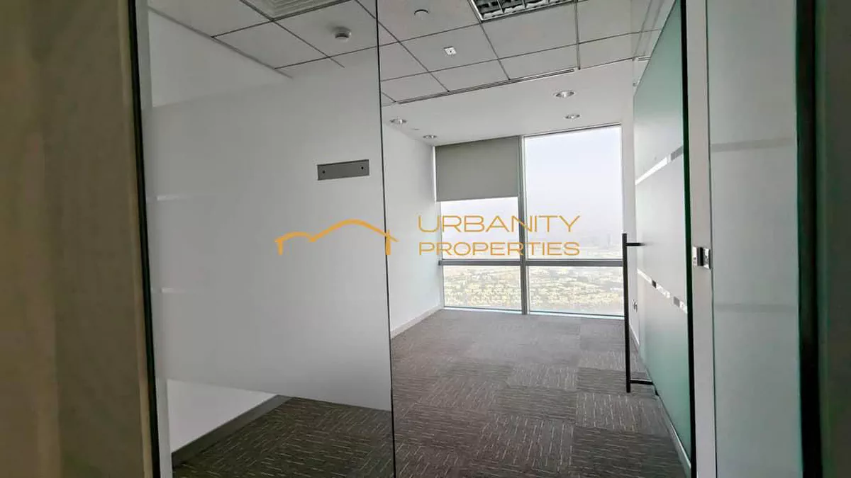 Premium 3,716 SqFt Fully Fitted Office For Rent | U-Bora Tower 2 | 7 Parking | Al Khail Views-1-1