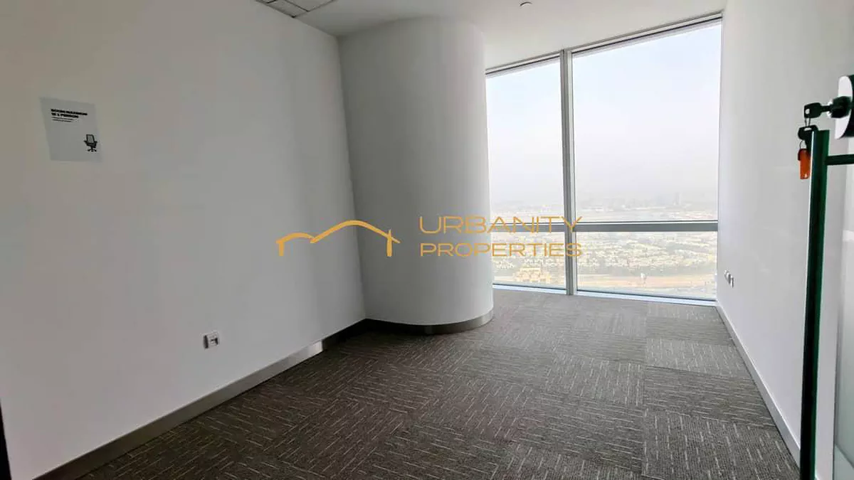 Premium 3,716 SqFt Fully Fitted Office For Rent | U-Bora Tower 2 | 7 Parking | Al Khail Views-7-7
