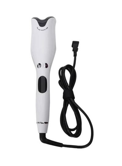Spin Rose Shape Automatic Hair Curler Wand White-0
