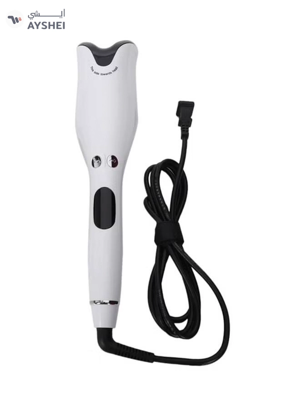 Spin Rose Shape Automatic Hair Curler Wand White