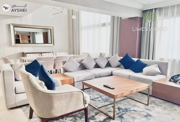 APARTMENT FOR RENT IN CORNICHE DEIRA, DEIRA Stunning 3 bedroom penthouse all bills included