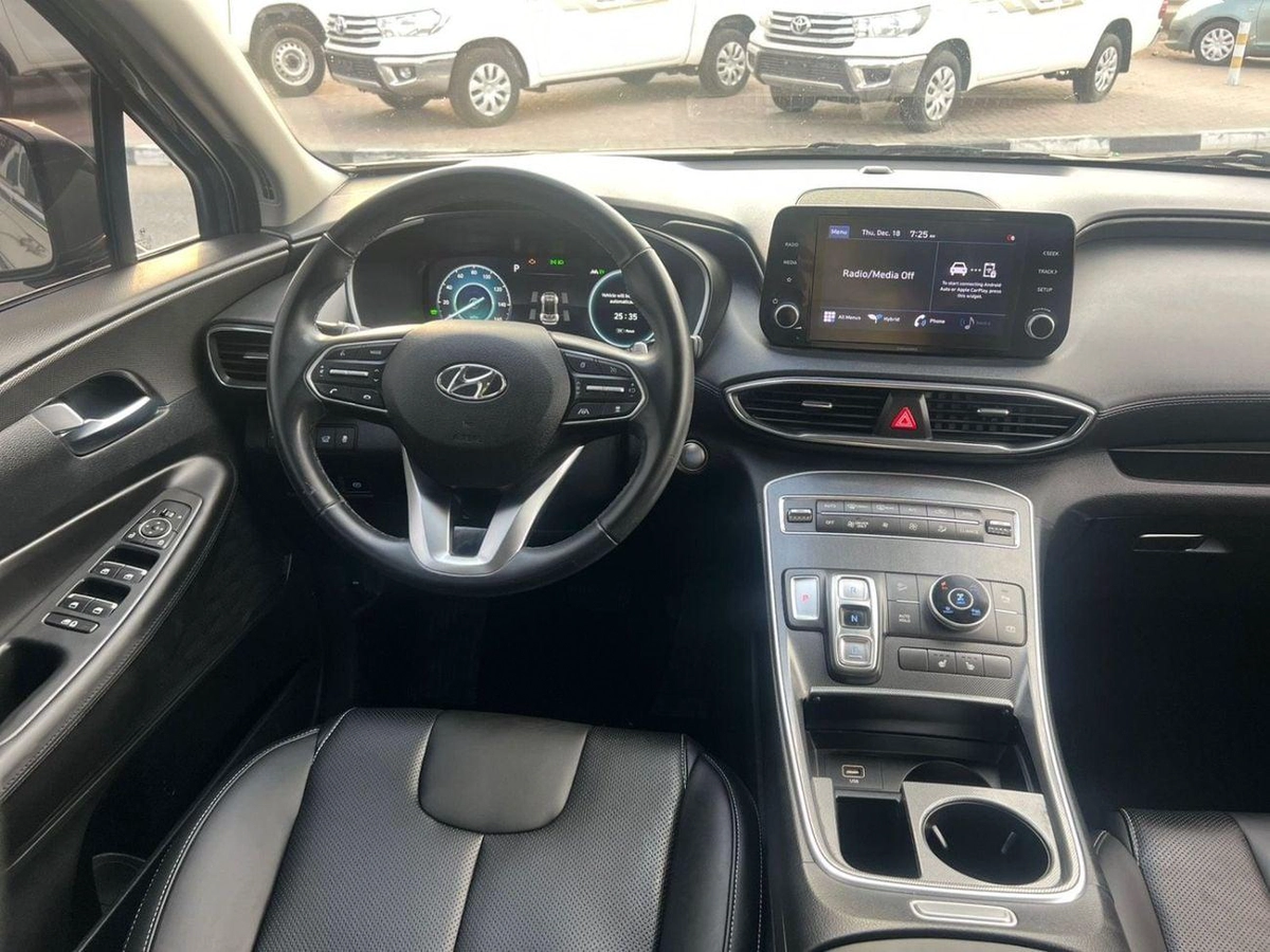 Hyundai Santa Fe 2021 Hyundai Santafe FE Hybrid 1.6L V4 - AWD 4x4 -Push Strad - Auto Trunk - Leather Seat - Rear Came-12-0