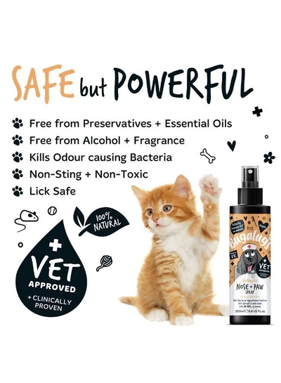BUGALUGS Antiseptic Paw & Nose Spray 200ml (6.8 Fl Oz)-2