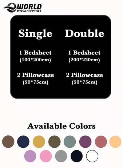 3 Piece Luxury Black Striped Bed Sheet Set with 1 Deep Pocket Fitted Sheet and 2 Pillowcases for Hotel and Home Crafted from Ultra Soft and Breathable Microfiber for Year-Round Comfort, (Single/Double)-1