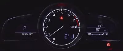 EXCELLENT DEAL for our Mazda 3 ( 2017 Model ) in Red Color GCC Specs-12