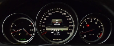 Mercedes Benz C63 AMG ( 2013 Model ) in Black Color GCC Specs-7