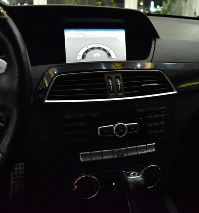 Mercedes Benz C63 AMG ( 2013 Model ) in Black Color GCC Specs-9