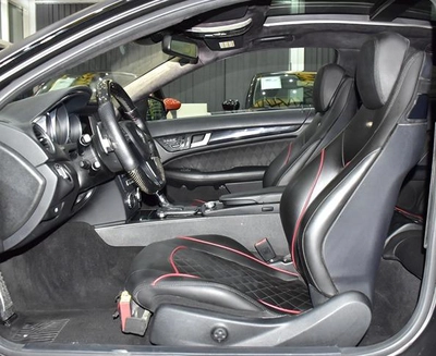 Mercedes Benz C63 AMG ( 2013 Model ) in Black Color GCC Specs-14