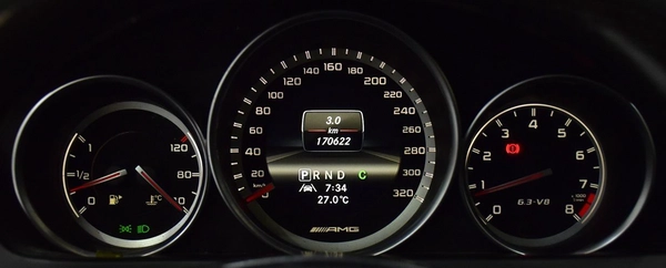 Mercedes Benz C63 AMG ( 2013 Model ) in Black Color GCC Specs